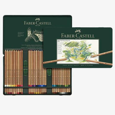 Faber Castell Pitt Pastel Pencils Tin of 60 The Stationers